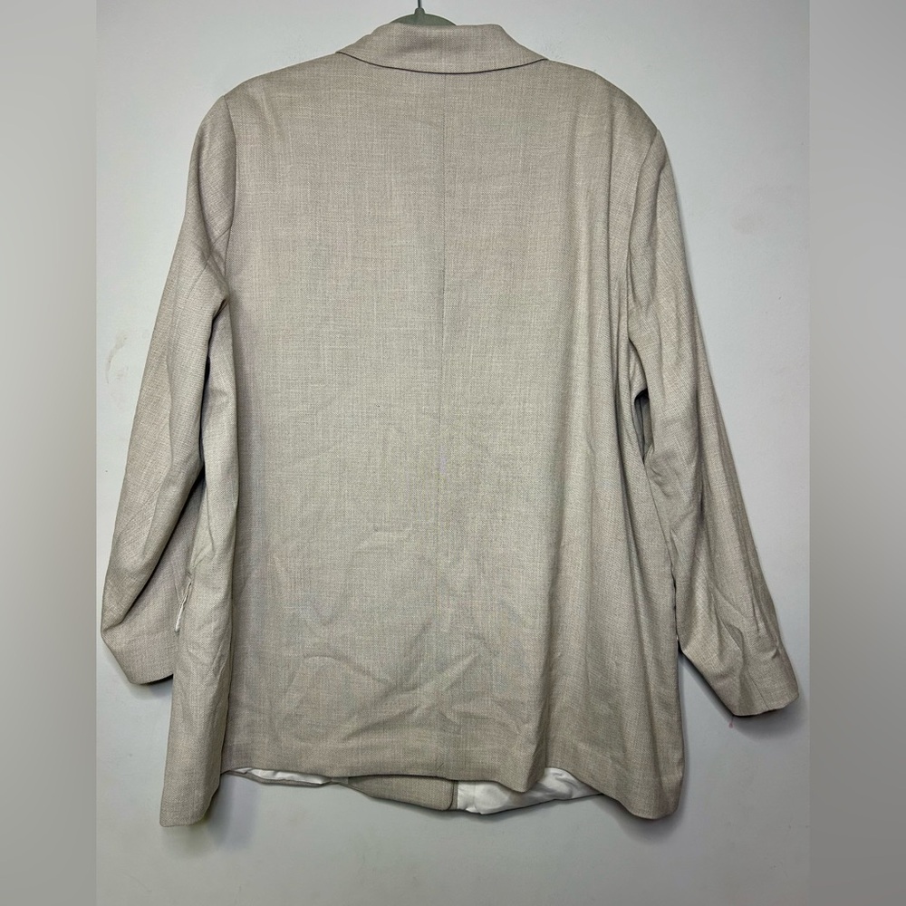 H&M XXL Oversized Beige Blazer SKU A7 - Picture 2 of 8